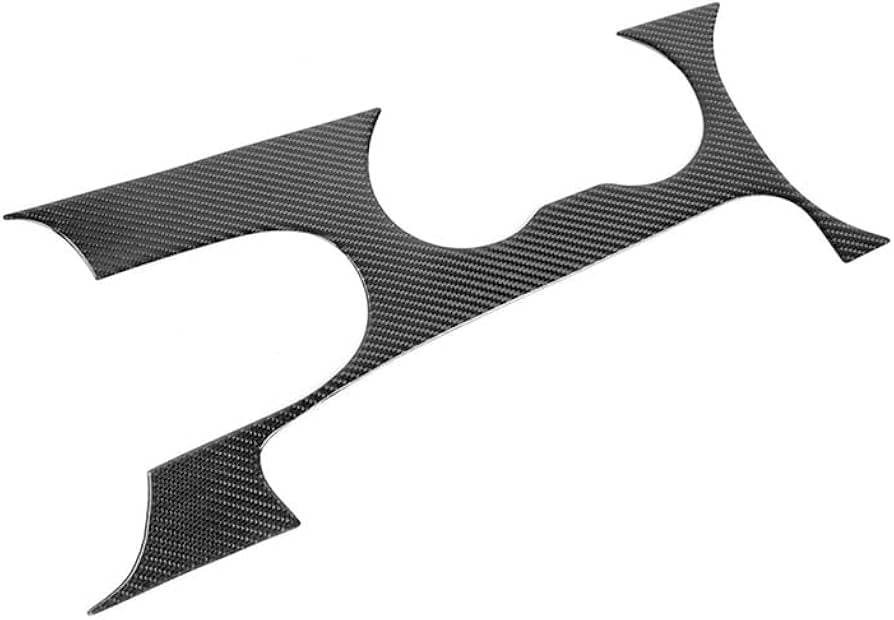 Carbon Fiber Center Console Sticker Overlay - Ford Mustang EcoBoost / Dark Horse (2024–2025) - Exotics Carbon Design
