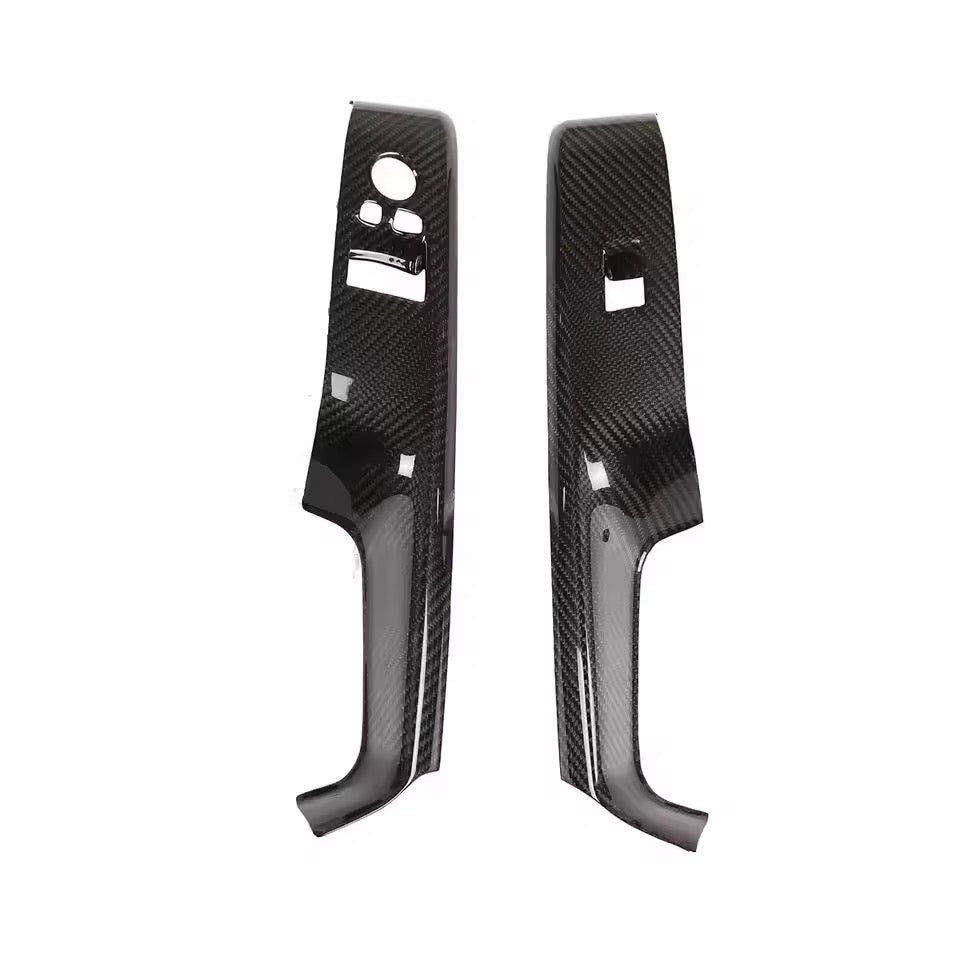 Carbon Fiber Door Switch Panel Covers – Toyota Supra A90/A91 (2019–2024) - Exotics Carbon Design