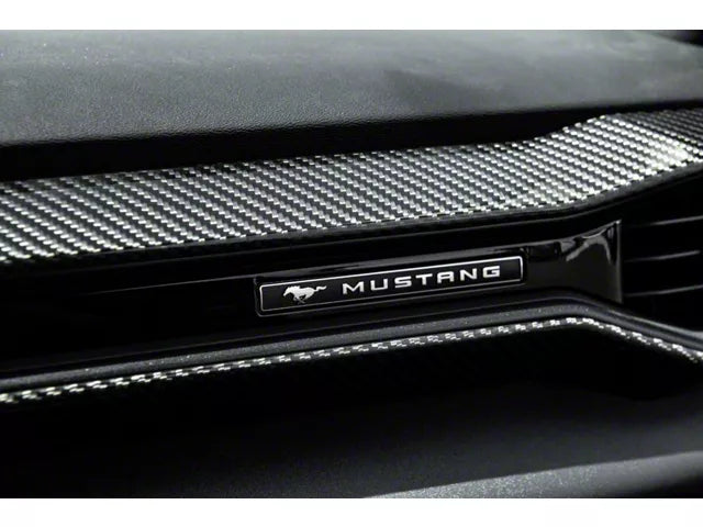 Carbon Fiber Dashboard Air Vent Cover Trim - Ford Mustang (2024+) - Exotics Carbon Design