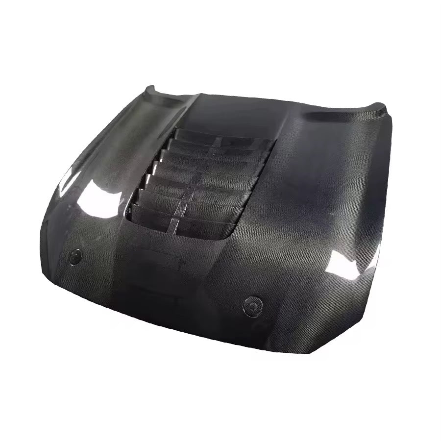 Carbon Fiber Vented Hood - Ford Mustang S550.1/S550.2 (2015–2023) - Exotics Carbon Design