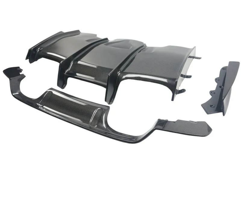 Carbon Fiber Rear Diffuser - BMW M3/M4 (F80/F82/F83)  2015-2020 - Exotics Carbon Design