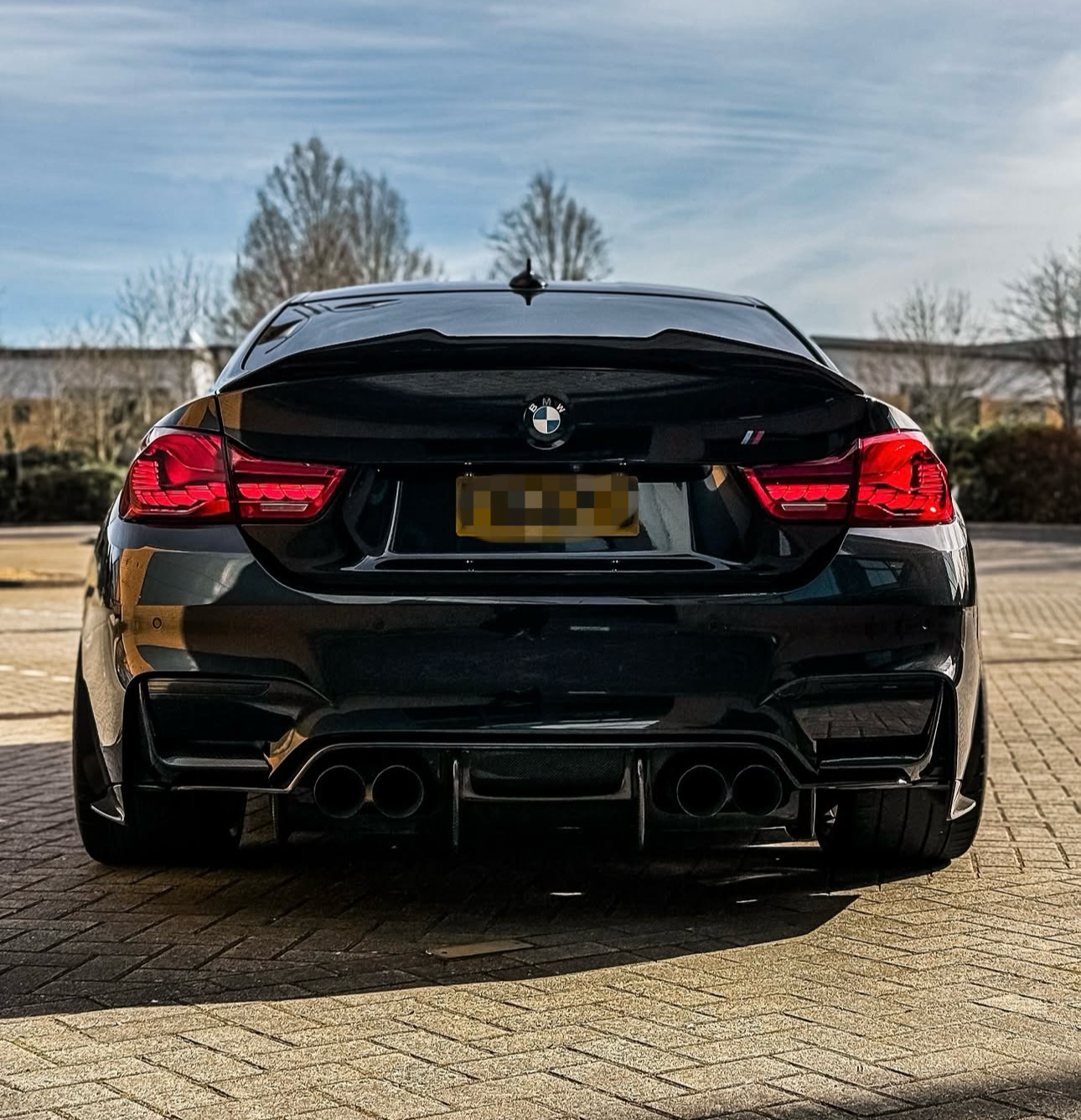 Carbon Fiber Rear Diffuser - BMW M3/M4 (F80/F82/F83)  2015-2020 - Exotics Carbon Design