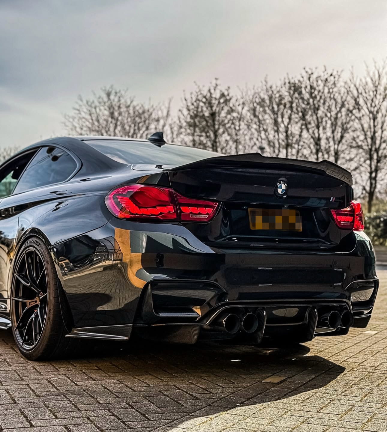 Carbon Fiber Rear Diffuser - BMW M3/M4 (F80/F82/F83)  2015-2020 - Exotics Carbon Design