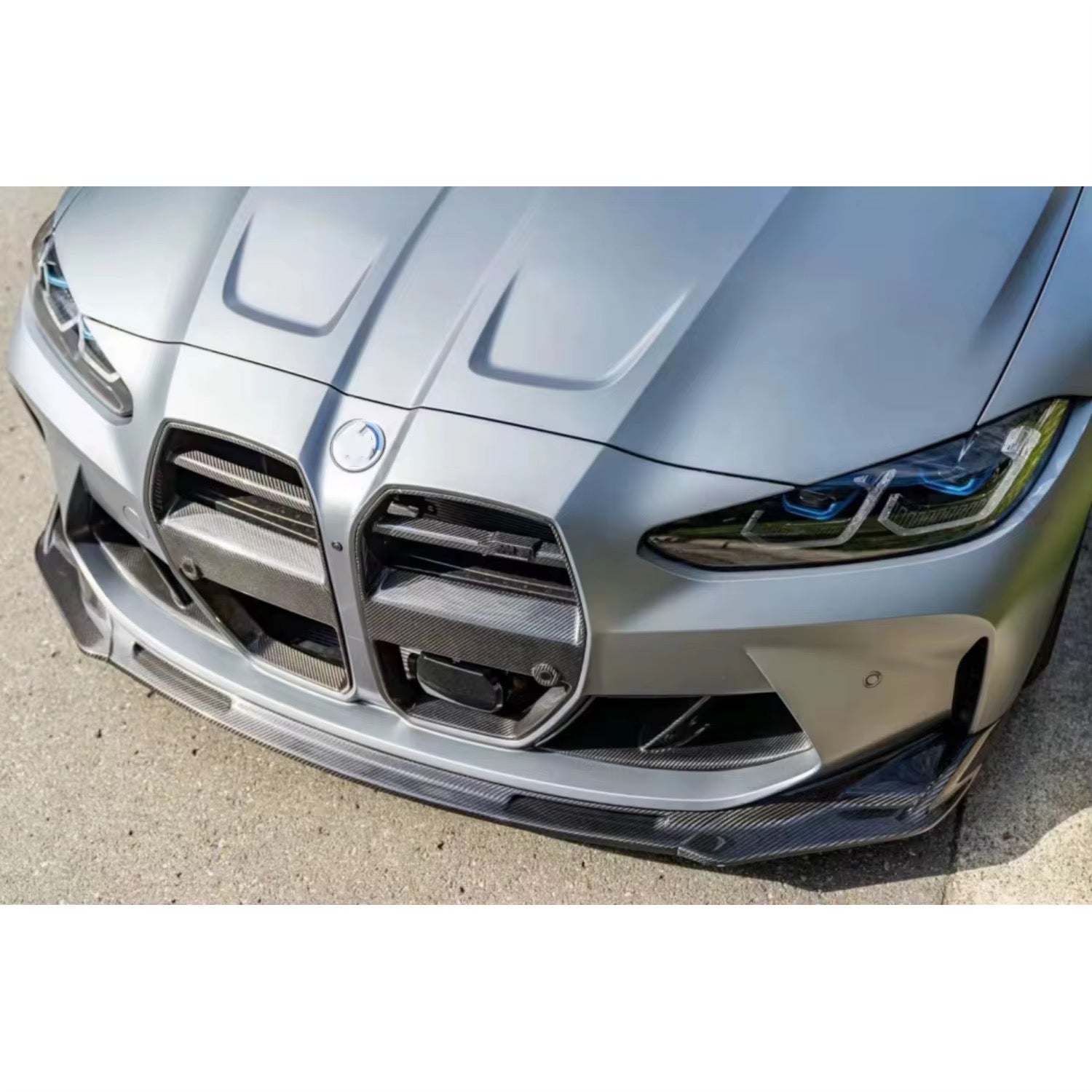 Carbon Fiber Front Lip - BMW G80 M3 / G82 M4 - Exotics Carbon Design