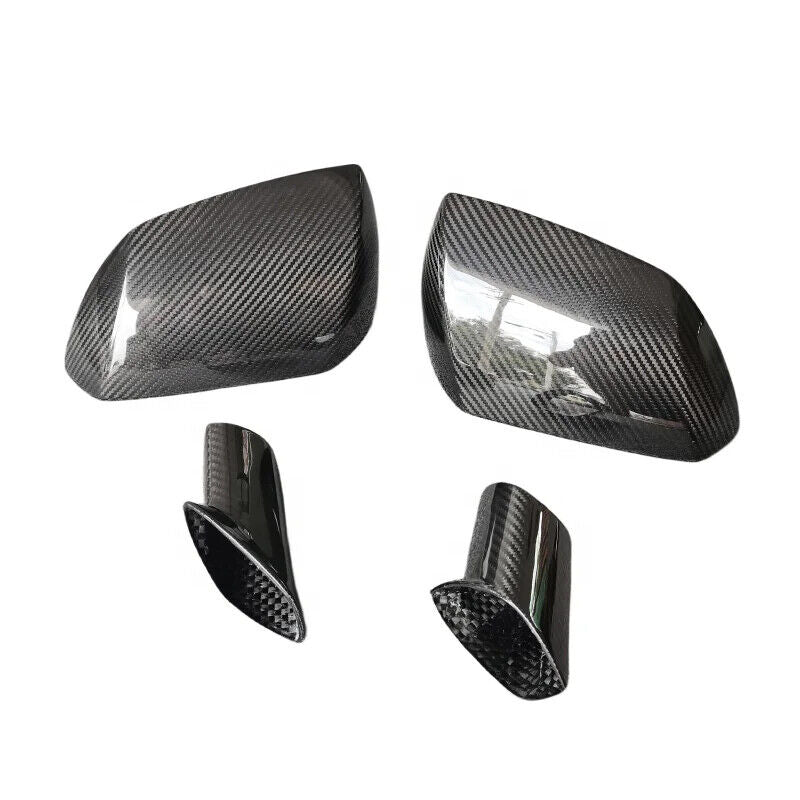 Carbon Fiber Mirror Caps - Lamborghini Huracán LP610 / LP580 / EVO - Exotics Carbon Design