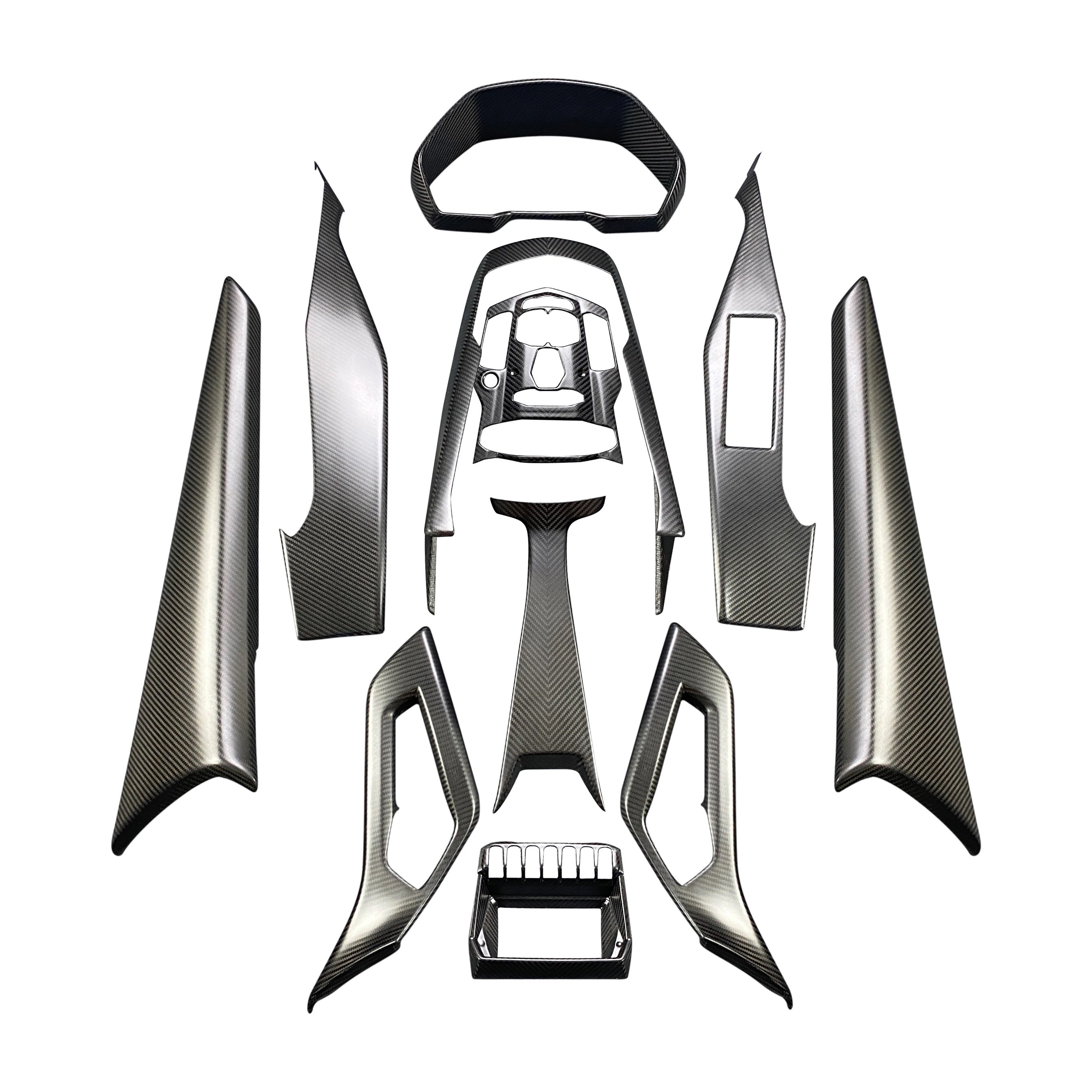 Lamborghini Aventador LP700-4 / LP720 / LP740 - Carbon Fiber Full Interior Trim Set - Exotics Carbon Design