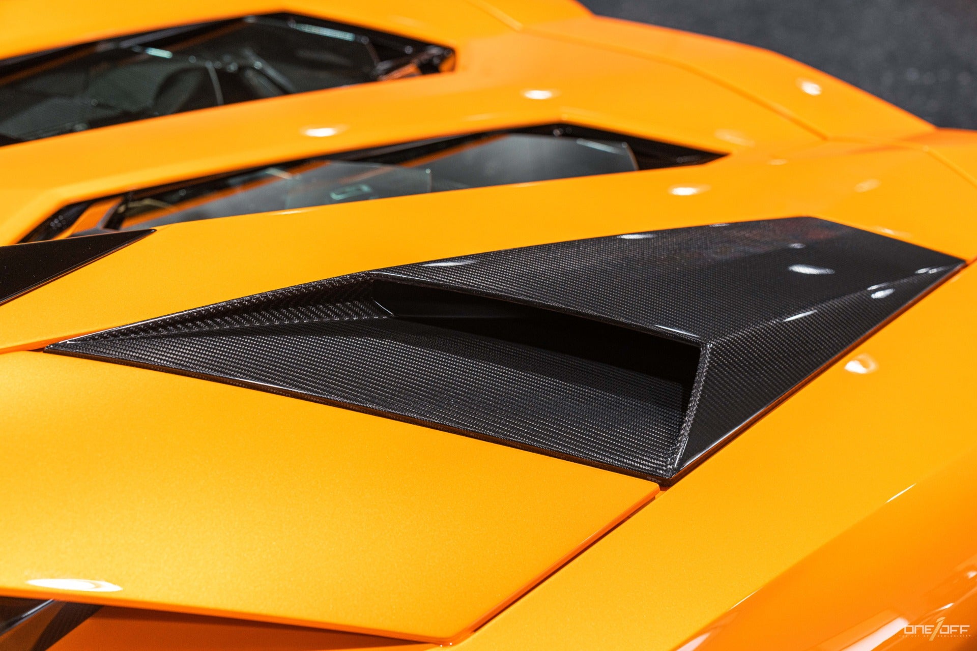 Carbon Fiber Rear Engine Lid Air Intake Vents - Lamborghini Aventador LP700 / LP720 - Exotics Carbon Design