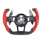 F1-Style Carbon Fiber & Red Leather Steering Wheel – Audi R8 Gen 2 (2016–2019) - Exotics Carbon Design