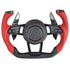 F1-Style Carbon Fiber & Red Leather Steering Wheel – Audi R8 Gen 2 (2016–2019) - Exotics Carbon Design
