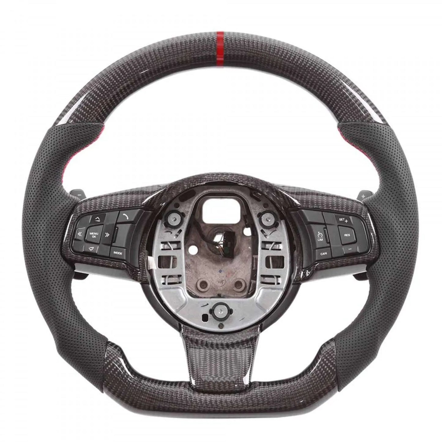 Carbon Fiber & Alcantara Steering Wheel – Jaguar F-Type (2014–2020) - Exotics Carbon Design