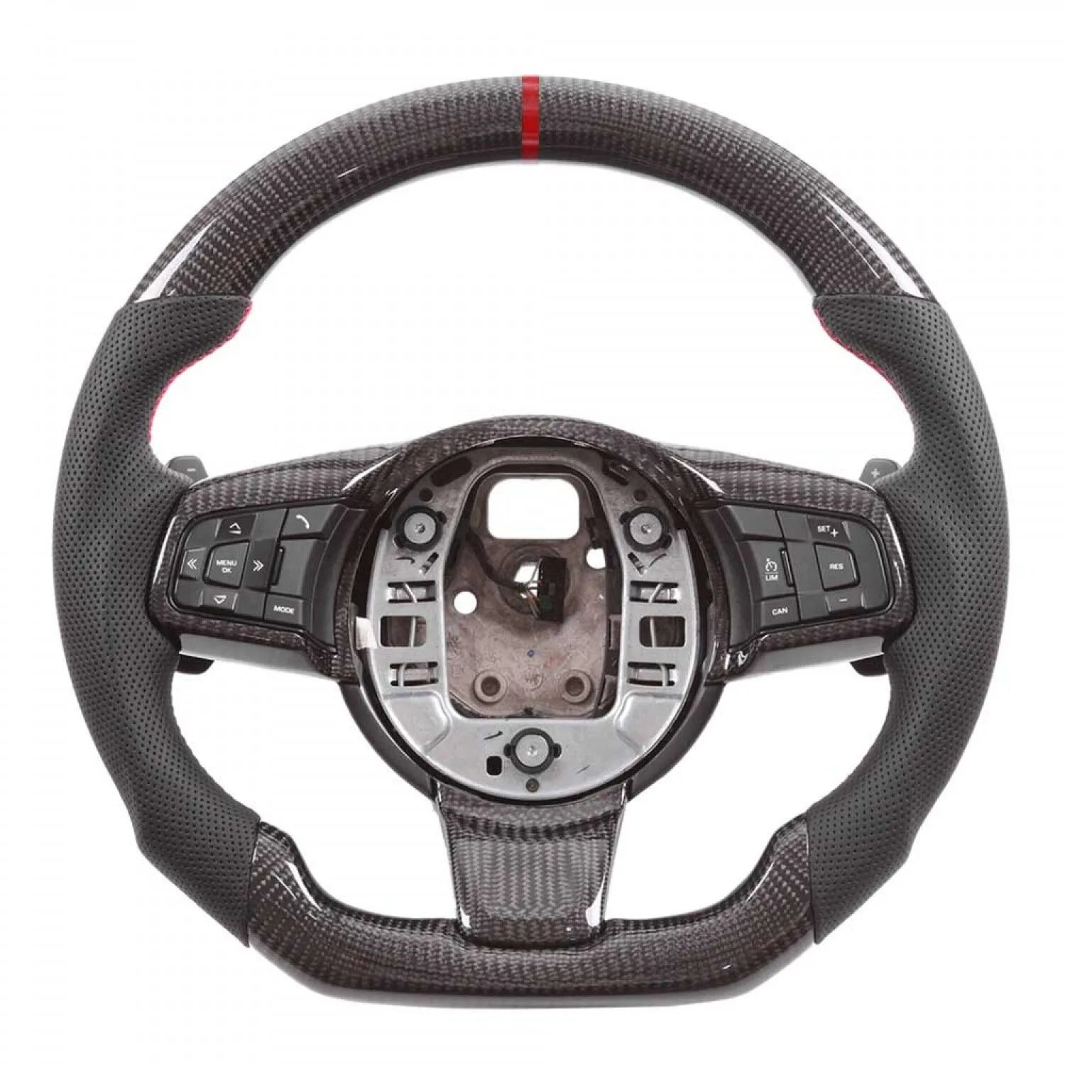 Carbon Fiber & Alcantara Steering Wheel – Jaguar F-Type (2014–2020) - Exotics Carbon Design