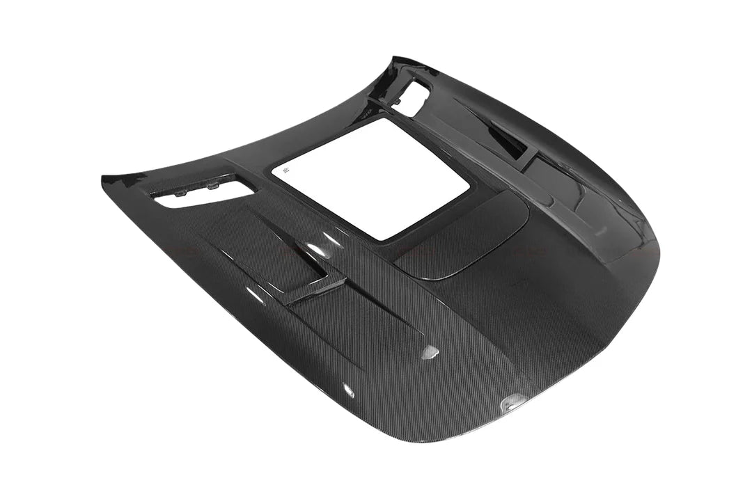 IMP Style Carbon Fiber Vented Hood Performance Upgrade – Mercedes AMG GT (2015–2023) - Exotics Carbon Design