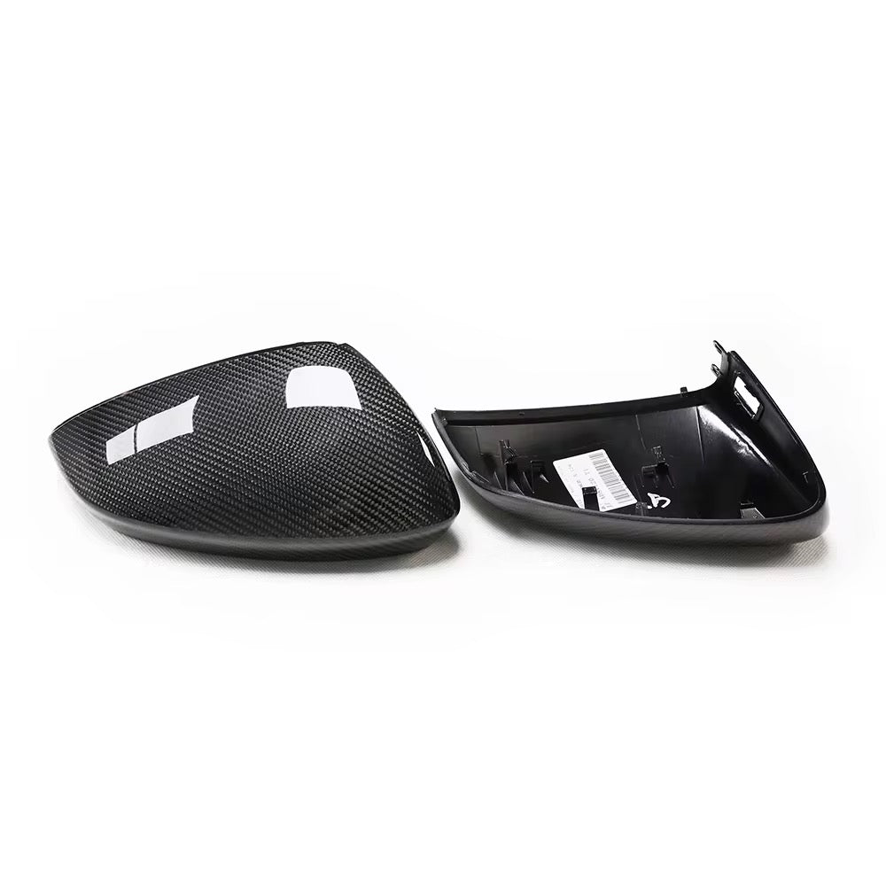Carbon Fiber Mirror Caps Upgrade – Audi A3/S3/RS3 (2021+) - Exotics Carbon Design