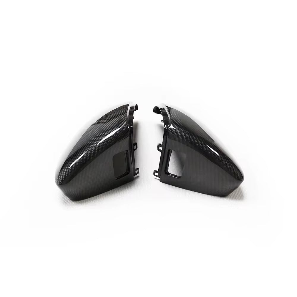 Carbon Fiber Mirror Caps Upgrade – Audi A3/S3/RS3 (2021+) - Exotics Carbon Design