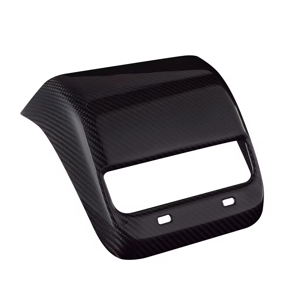 Carbon Fiber Rear Seat Vent Cover Upgrade – Tesla Model 3/Y (2017–2023) - Exotics Carbon Design