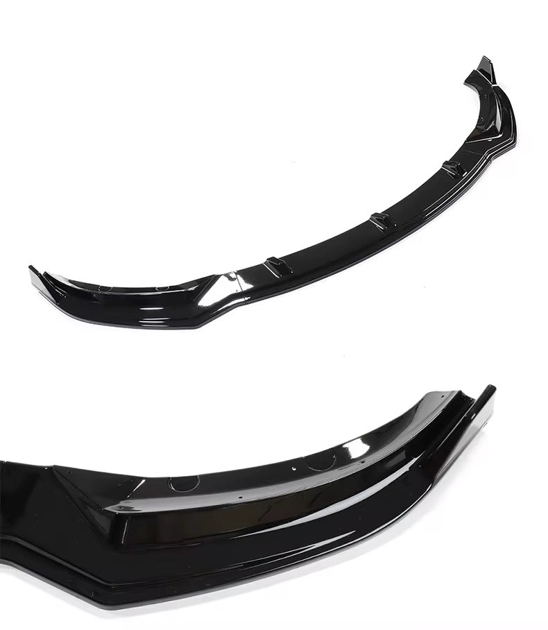 VSR-Style Gloss Black Front Lip | Sporty Aero Upgrade – Tesla Model 3 2017–2023 - Exotics Carbon Design