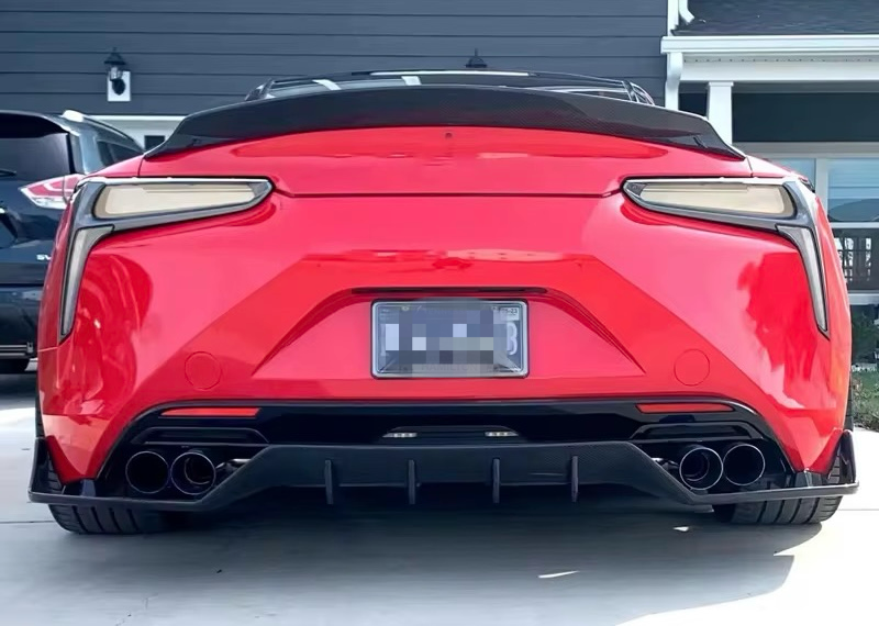 Carbon Fiber Rear Diffuser Custom Aero Styling – Lexus LC 500 (2017–2024) - Exotics Carbon Design
