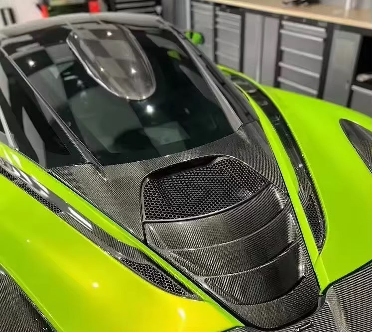 Carbon Fiber Engine Cover Compartment Lid - McLaren 720S (2017–2023) - Exotics Carbon Design