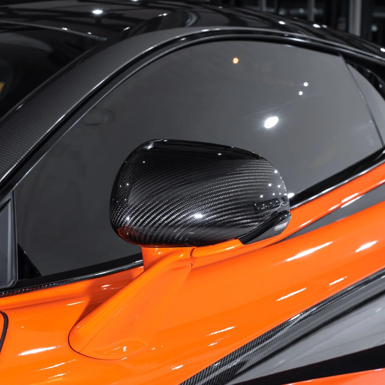 Pre-Preg Carbon Fiber Mirror Caps – McLaren 540C / 570GT / 570S / 600LT / 650S / 720S - Exotics Carbon Design