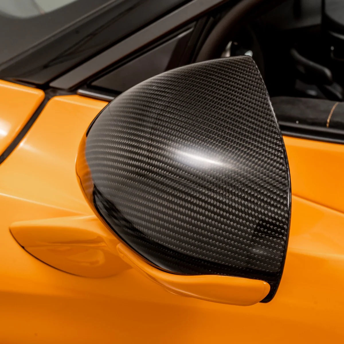 Pre-Preg Carbon Fiber Mirror Caps – McLaren 540C / 570GT / 570S / 600LT / 650S / 720S - Exotics Carbon Design