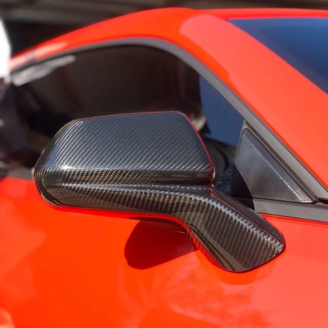 Carbon Fiber Mirror Caps – Chevrolet Camaro (2016–2023) - Exotics Carbon Design