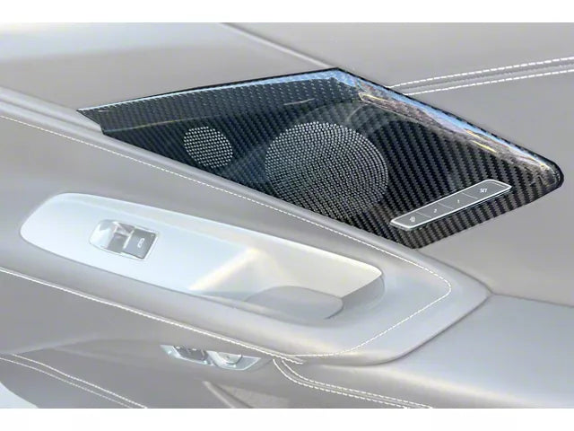 Carbon Fiber Door Speaker Panels – Chevrolet Corvette C8 (2020–2024) - Exotics Carbon Design