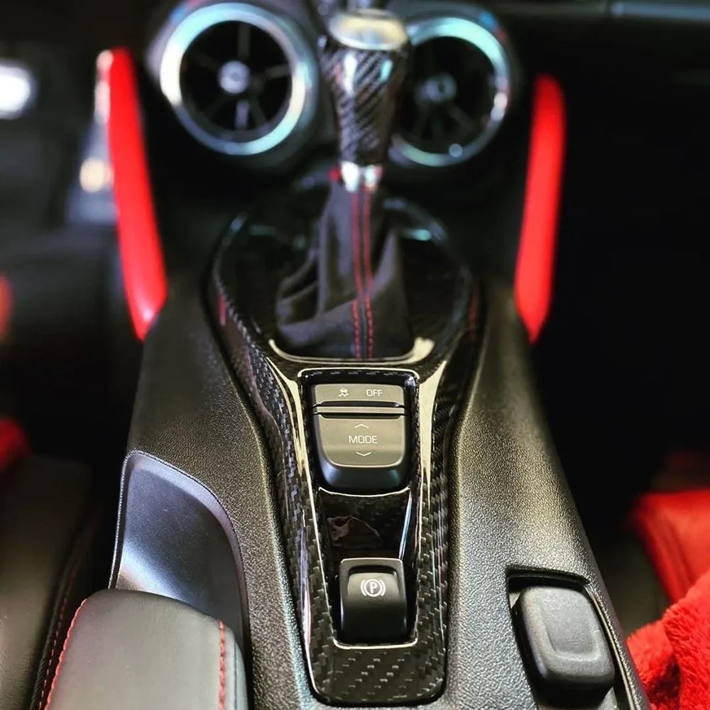 Carbon Fiber Gear Shift Center Console – Chevrolet Camaro (2016–2024) - Exotics Carbon Design