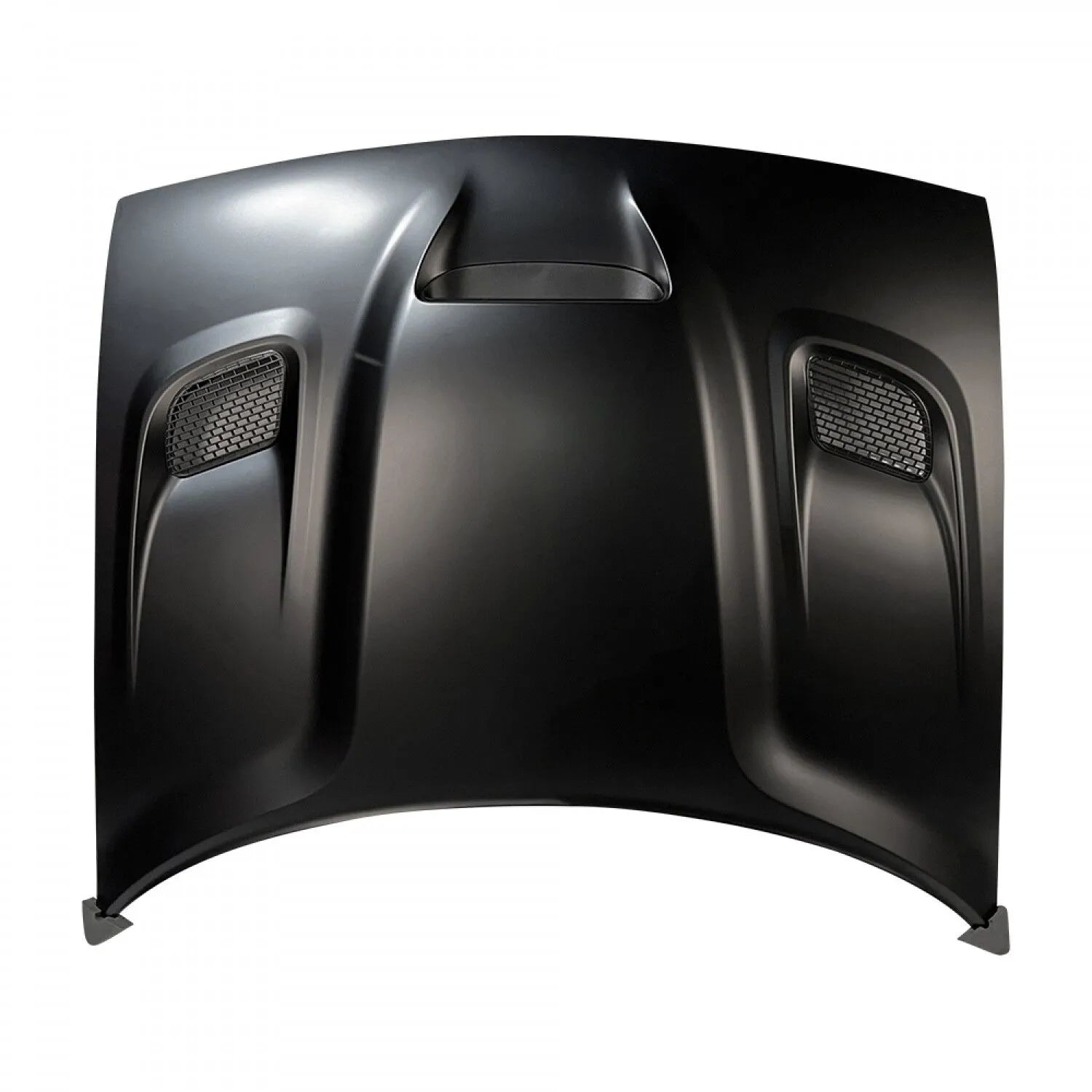 Matte Black Vented Front Hood – Dodge Challenger (2015–2022) - Exotics Carbon Design