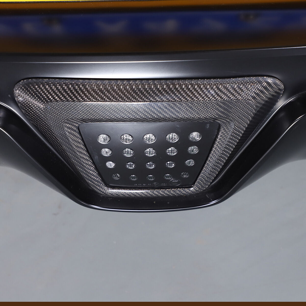Carbon Fiber Rear Lower Bumper Brake Light Frame – Toyota Supra A90 (2019+) - Exotics Carbon Design