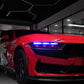 Archaic Colorful DRL Front Light with RGB Animation – Ford Mustang 2024+ - Exotics Carbon Design