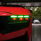 Archaic Colorful DRL Front Light with RGB Animation – Ford Mustang 2024+ - Exotics Carbon Design