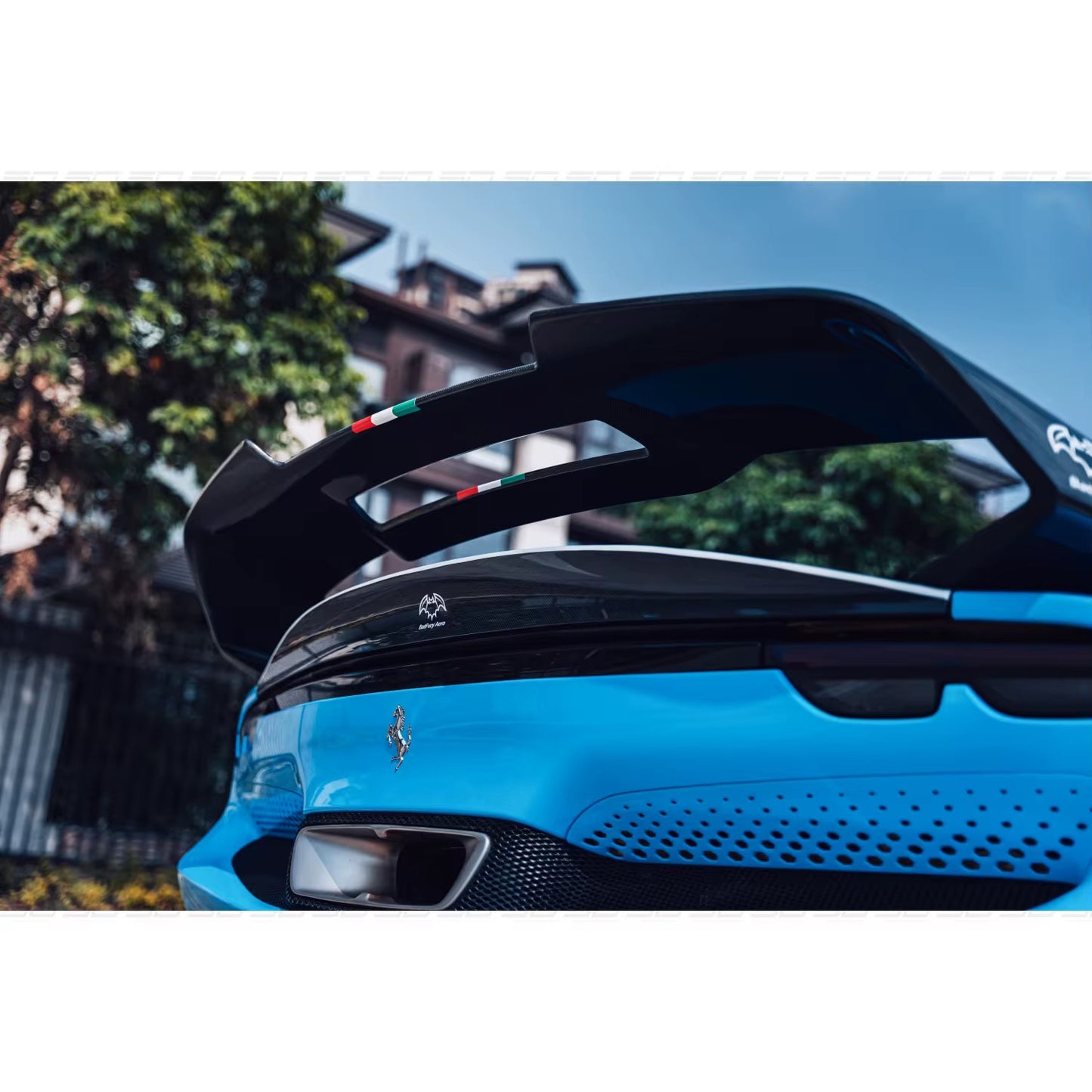 GTR Bat-Fury Full Carbon Fiber Kit - Ferrari 296 GTB - Exotics Carbon Design