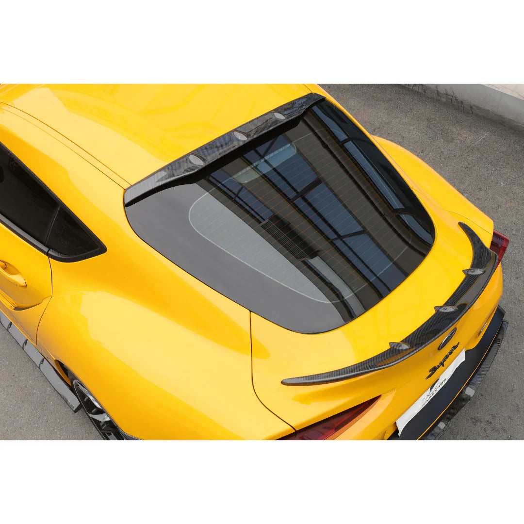 Toyota Supra A90 Carbon Fiber Roof Spoiler - Exotics Carbon Design