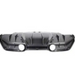 Ferrari F8 Tributo - Carbon Fiber MSY Style Rear Diffuser - Exotics Carbon Design