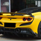 Ferrari F8 Tributo - Carbon Fiber MSY Style Rear Diffuser - Exotics Carbon Design