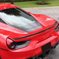Ferrari 488 GTB - Carbon Fiber Taillight Frame Air Vent - Exotics Carbon Design