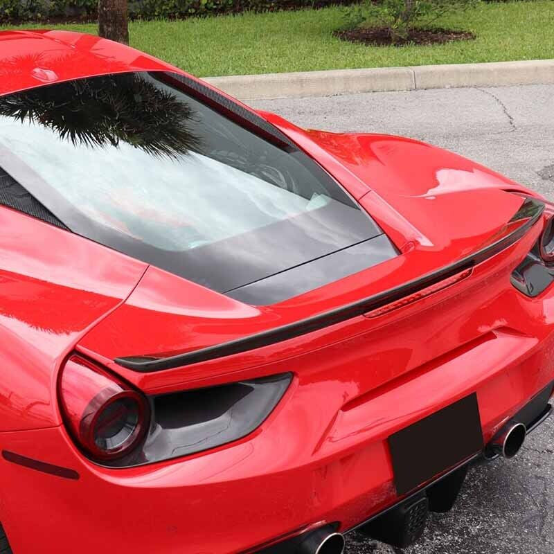 Ferrari 488 GTB - Carbon Fiber Taillight Frame Air Vent - Exotics Carbon Design