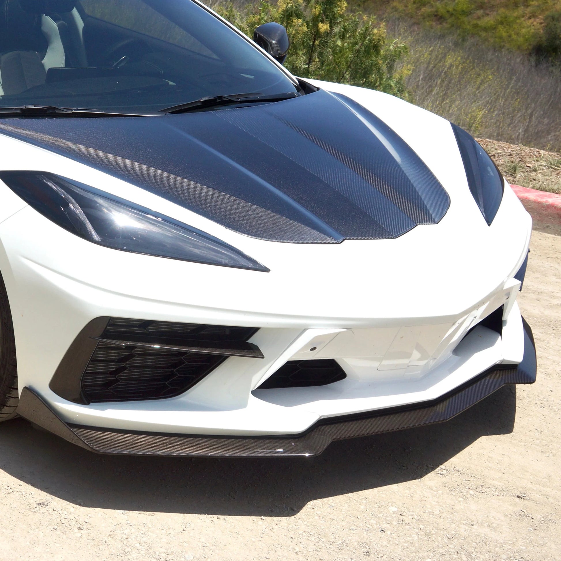 Corvette C8 - Carbon Fiber Hood - Exotics Carbon Design