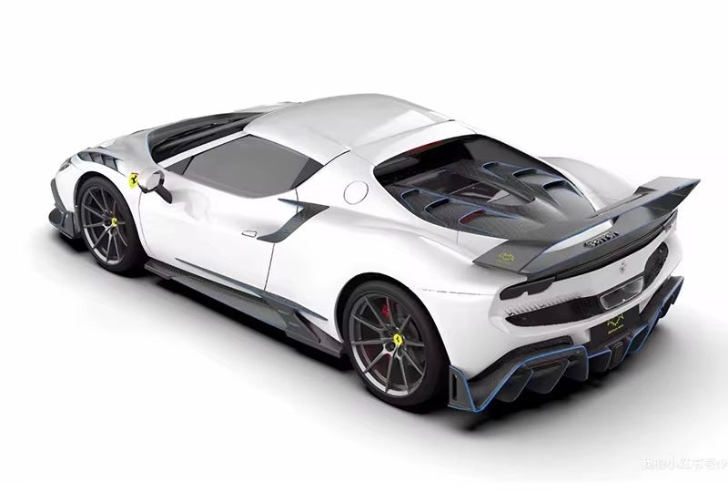 GTR Bat-Fury Full Carbon Fiber Kit - Ferrari 296 GTB - Exotics Carbon Design