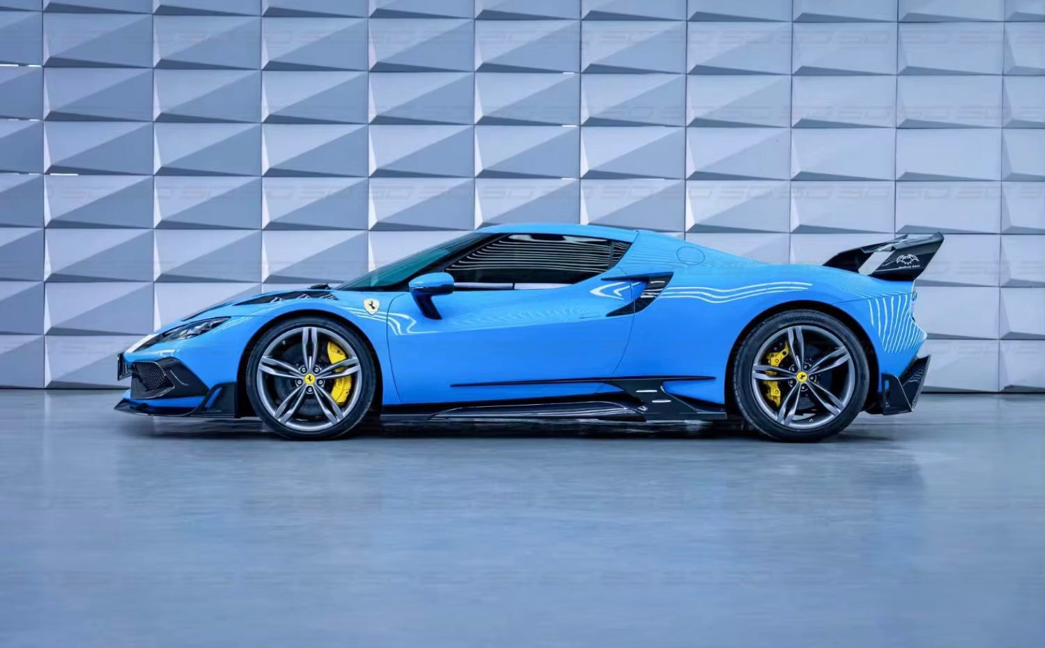 GTR Bat-Fury Full Carbon Fiber Kit - Ferrari 296 GTB - Exotics Carbon Design