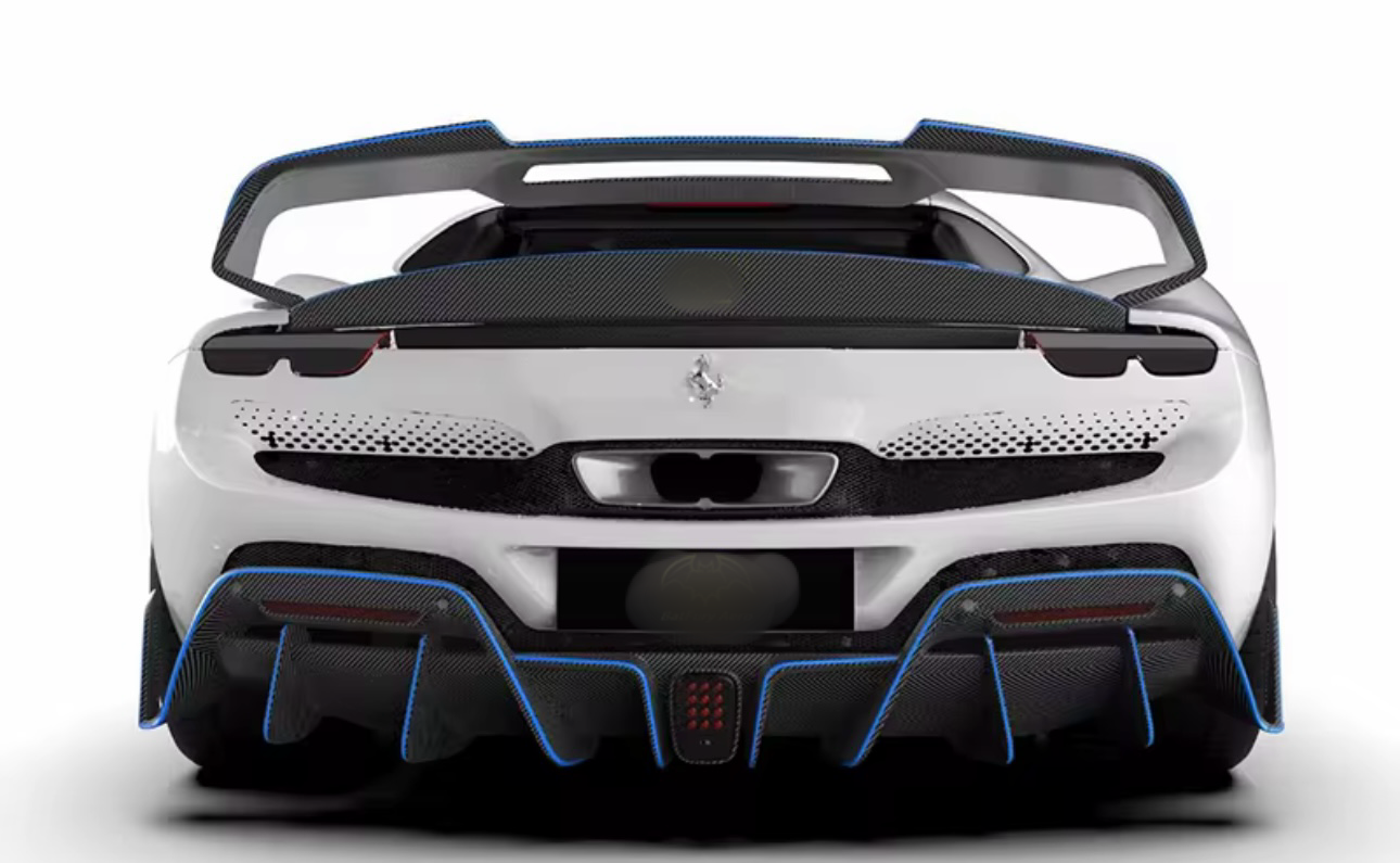GTR Bat-Fury Full Carbon Fiber Kit - Ferrari 296 GTB - Exotics Carbon Design