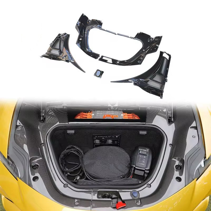 Ferrari SF90 - Carbon Fiber Front Luggage Compartment Cover - Exotics Carbon Design
