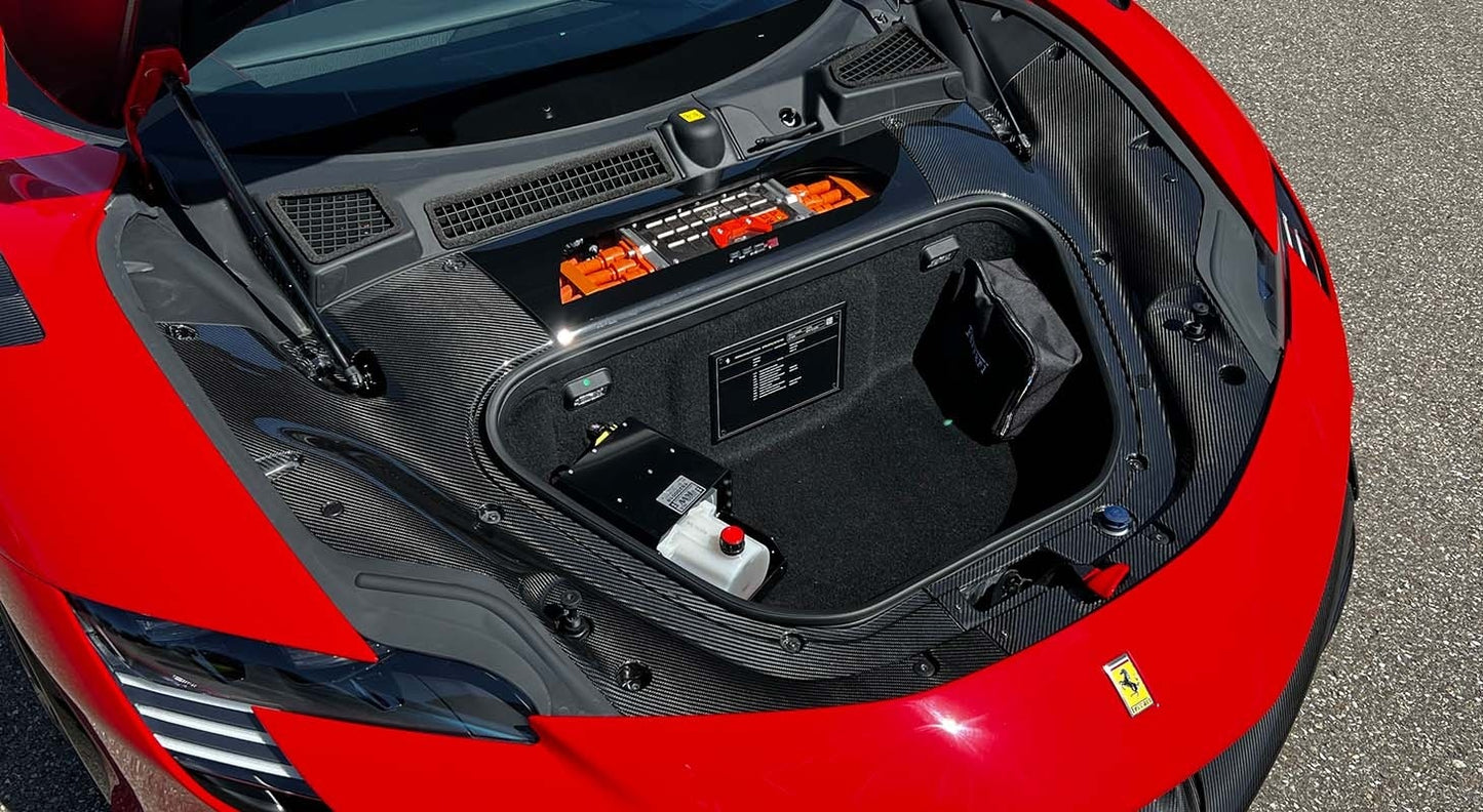 Ferrari SF90 - Carbon Fiber Front Luggage Compartment Cover - Exotics Carbon Design