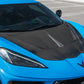 ZR1 Style Vented Carbon Fiber Front Hood - For Corvette C8 (2020–2025) - Exotics Carbon Design