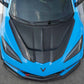 ZR1 Style Vented Carbon Fiber Front Hood - For Corvette C8 (2020–2025) - Exotics Carbon Design