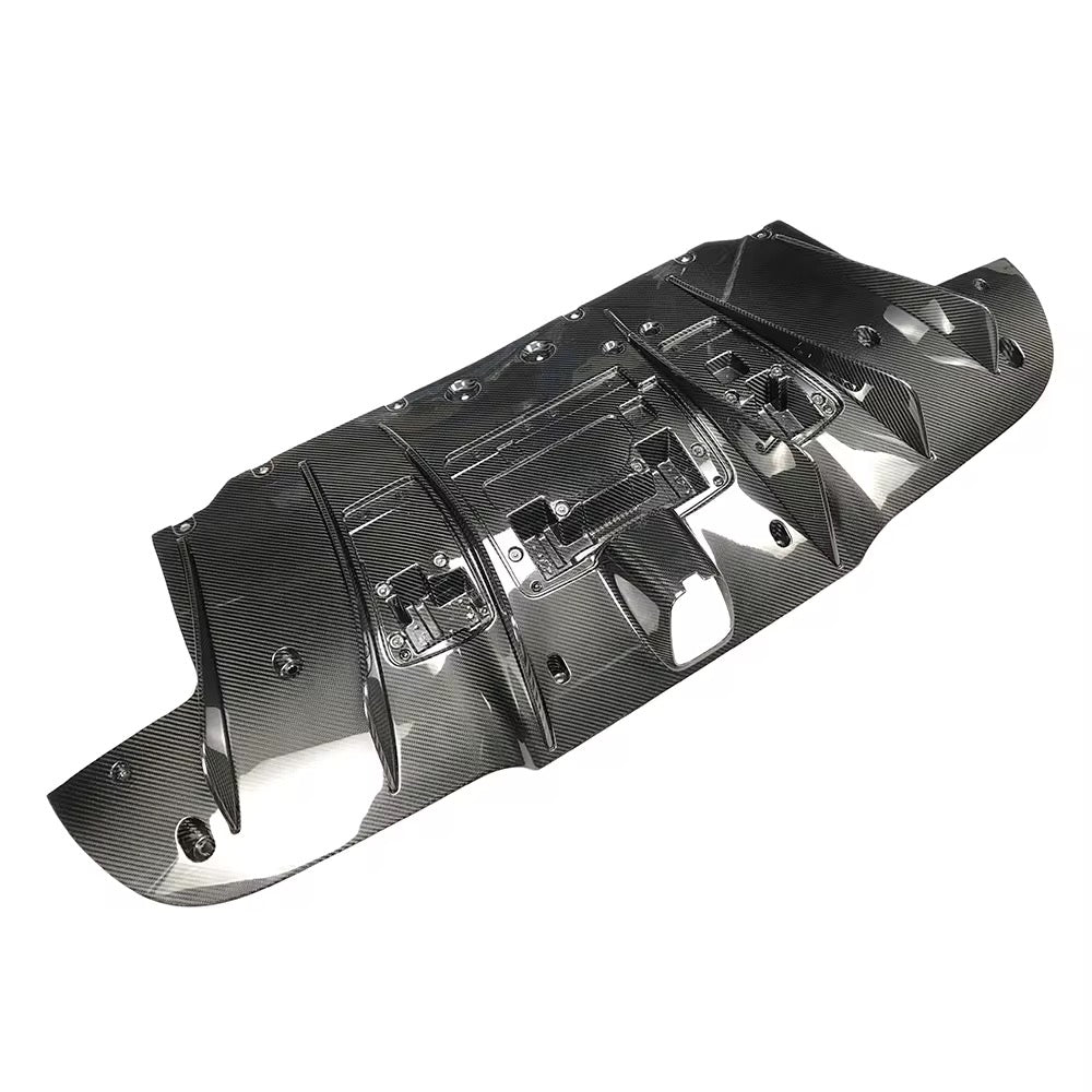 Ferrari 488 GTB - Exotic Design Carbon Fiber Rear Diffuser - Exotics Carbon Design