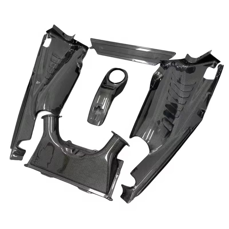 Ferrari 488 GTB - Carbon Fiber Engine Compartment Covers - Exotics Carbon Design