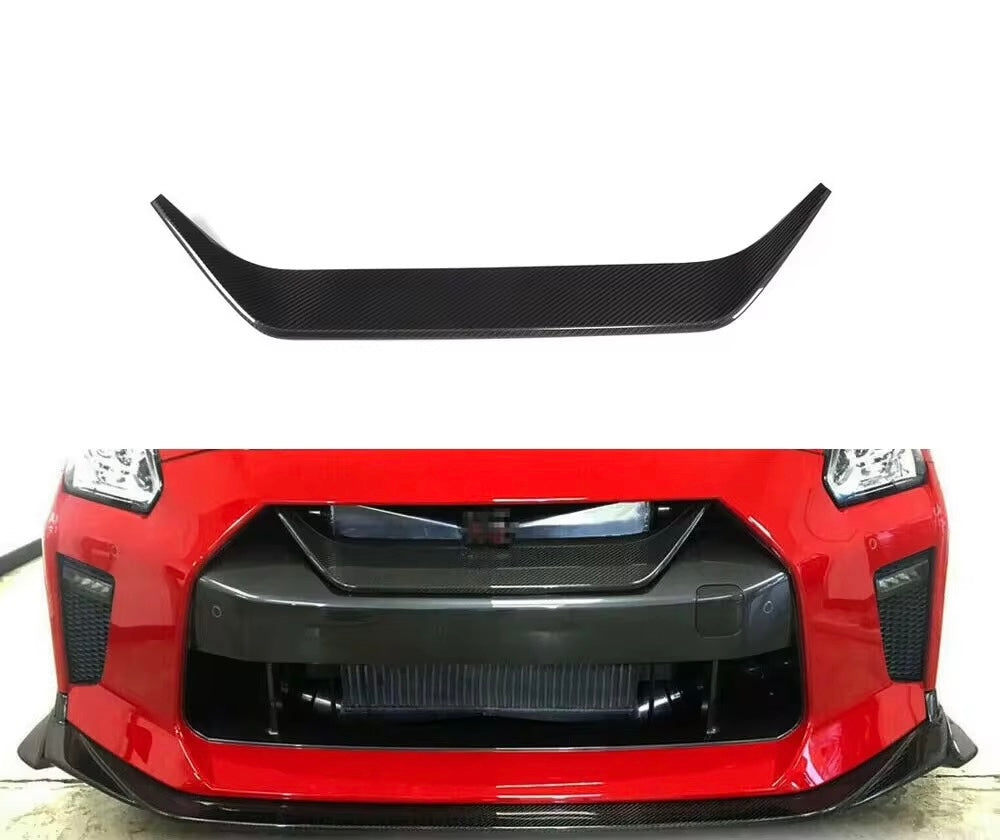 Nissan GT-R Carbon Fiber Front Grill Trim – Lip, Grille Trim & Vent Surrounds (2017–2019) - Exotics Carbon Design