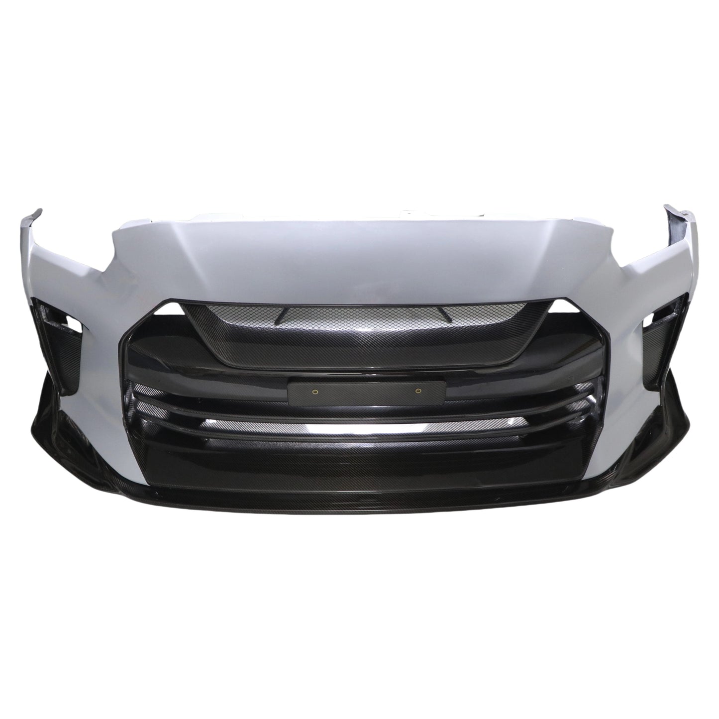 Z-Style Design Carbon Fiber Front Bumper - Nissan GT-R R35 (2017+) - Exotics Carbon Design