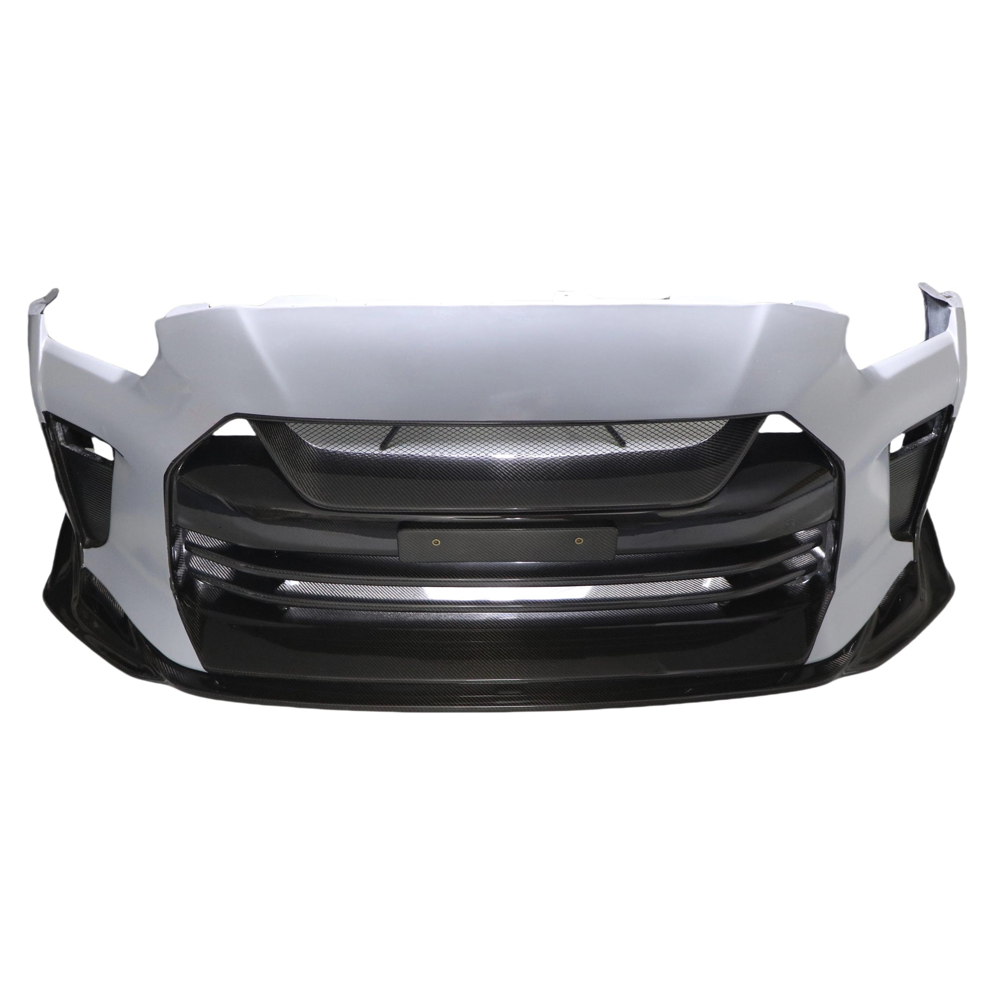 Z-Style Design Carbon Fiber Front Bumper - Nissan GT-R R35 (2017+) - Exotics Carbon Design